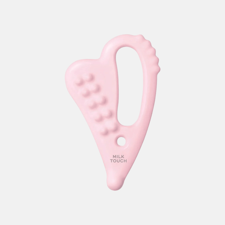 slim face ceramic gua sha pink